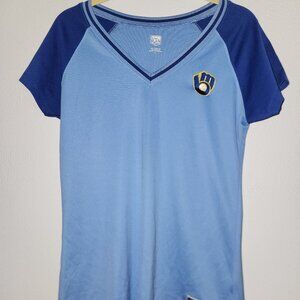 Lot of 8 Women's Milwaukee Brewers Shirts